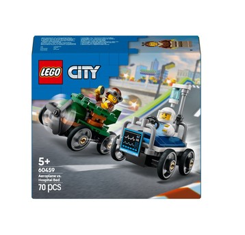 LEGO CITY 60459 Zestaw wyścigówek: samolot kont