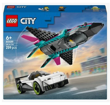 LEGO CITY 60489 Odrzutowiec kontra samochód