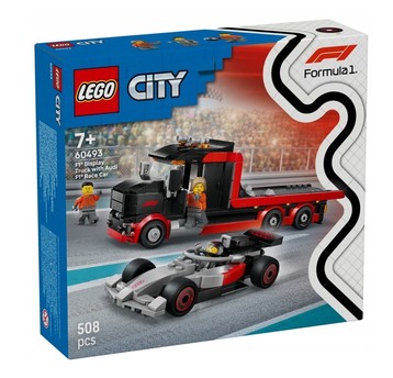 LEGO CITY 60493 Ciężarówka F1 z bolidem Audi F1