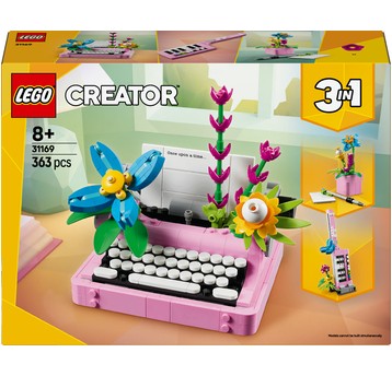 LEGO CREATOR 31169 MASZYNA DO PISANIA Z KWIATAMI