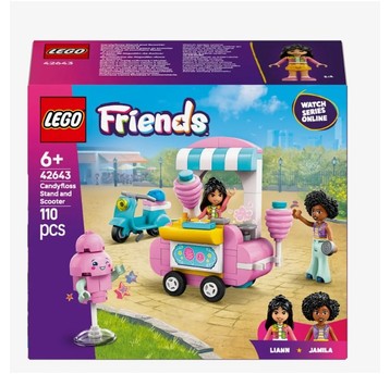 LEGO FRIENDS 42643 STOISKO Z WATA CUKROWĄ I SKUTE