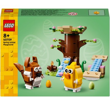 LEGO ICONIC 40709 WIOSENNY PLAC ZABAW DLA ZWIERZĄT