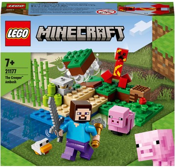 LEGO MINECRAFT 21177 ZASADZKA CREEPERA 6538