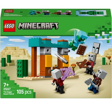 LEGO MINECRAFT 21267 PUSTYNNY PATROL ZŁOSADNIKÓW