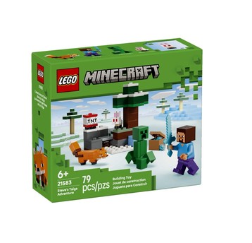 LEGO MINECRAFT 21583 Przygoda stevea w tajdze