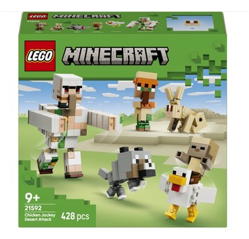 LEGO MINECRAFT 21592 Atak kurzego jeźdźca na pust