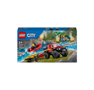 LEGO(R) CITY 60412 Terenowy wóz strażacki z łodzią