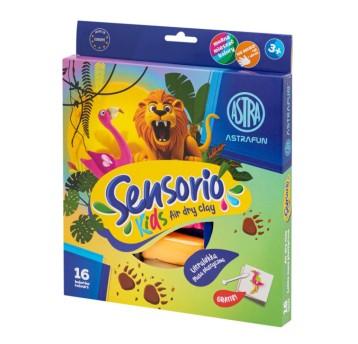 Lekka masa plastyczna Dżungla Sensorio Kids - 16 k