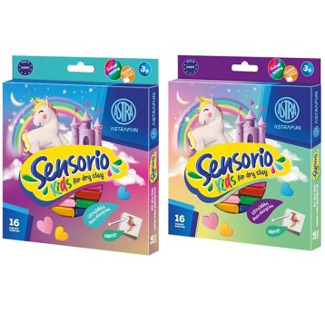 Lekka masa plastyczna Jednorożec Sensorio Kids 16k