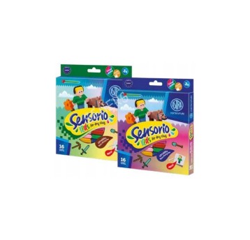 Lekka masa plastyczna Pixel Sensorio Kids - 16 kol