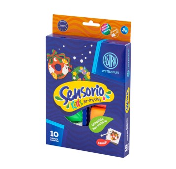 Lekka masa plastyczna Sensorio Kids - 10 kol. 6974