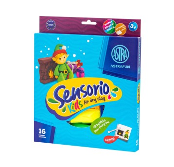 Lekka masa plastyczna Sensorio Kids - 16 kol. 6981