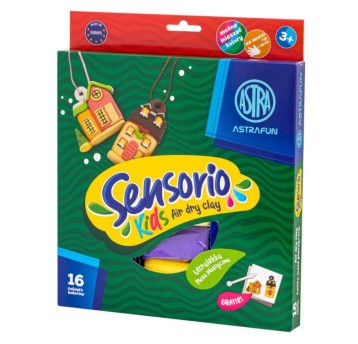 Lekka masa plastyczna Sensorio Kids - 16 kol. 6998