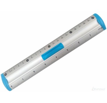 LINIJKA ALUMINIOWA 20CM NIEBIESKA BL040-NB A'12