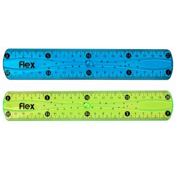 LINIJKA FIORELLO PLASTIKOWA ELASTYCZNA 20CM 6287