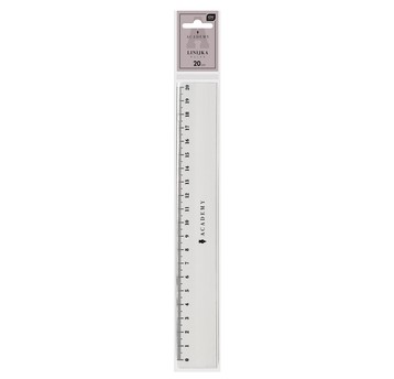 LINIJKA PLASTIKOWA 20CM ACADEMY 6001