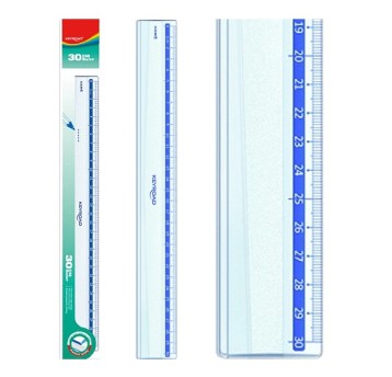 LINIJKA PLASTIKOWA KEYROAD 30CM TRANSPARENTNA 5425