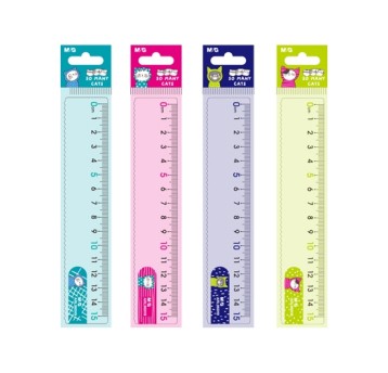 LINIJKA PLASTIKOWA SO MANY CATS 15CM 1539