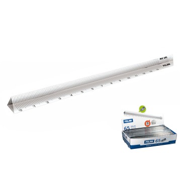 LINIJKA PLASTIKOWA TRÓJKĄTNA 15 CM A'65 7681