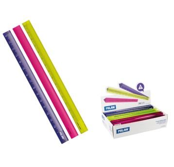 LINIJKA PLASTIKOWA TRÓJKĄTNA 15CM A'60 7947