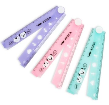 LINIJKA SKŁADANA 30 CM Z SZABLONAMI KIDEA A'36