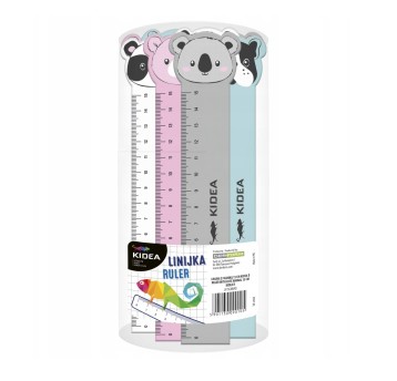 LINIJKA Z FIGURKĄ 15 CM KIDEA D 0105 A'36