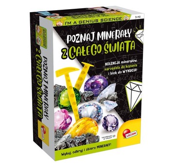 LISCIANI A'M GENIUS POZNAJ MINERAŁY Z CAŁEGO ŚWIAT