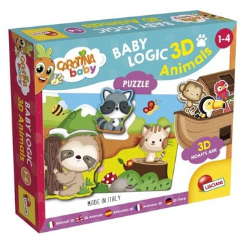 LISCIANI CAROTINA BABY LOGIC 3D ZWIERZĘTA 2536