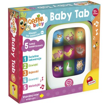 LISCIANI CAROTINA BABY TAB Z 5 FUNKCJAMI DYDAKTYC