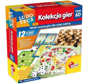 LISCIANI LUDOTECA ZESTAW 60 GIER 9819