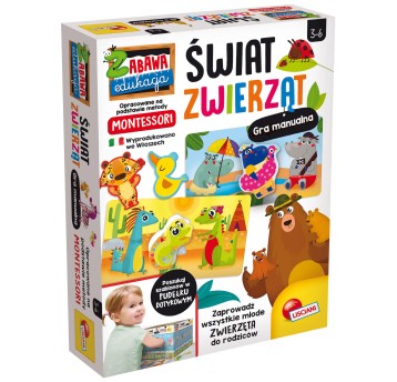 LISCIANI MONTESSORI ŚWIAT ZWIERZĄT 3991