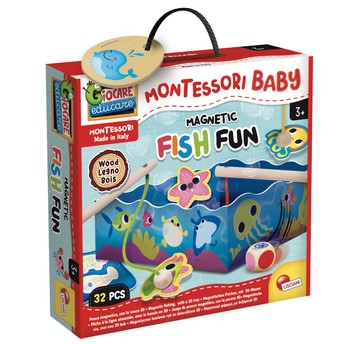 LISCIANI MONTESSORI WOOD BABY FISH FUN 8354