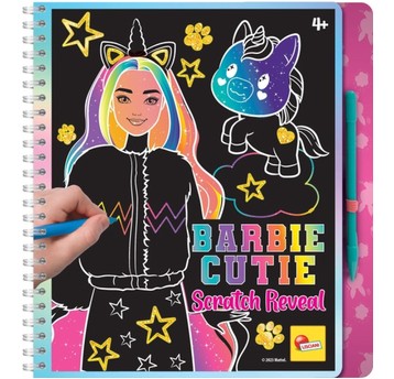 LISCIANI SZKICOWNIK BARBIE CUTIE SCRATCH REVA 2433
