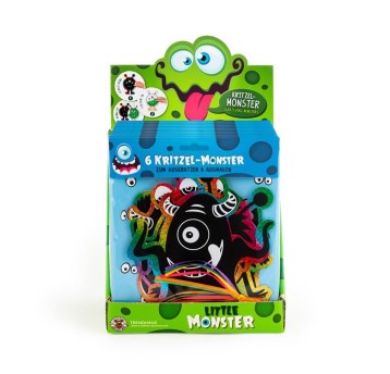 LITTLE MONSTER Zdrapki-zawieszki