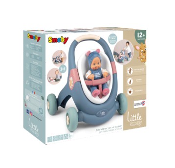 LITTLE SMOBY CHODZIK 3 W 1 Z LALKĄ 3083