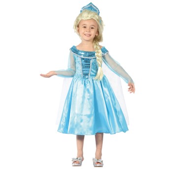 LODOWA KSIĘŻNICZKA SUKIENKA TIARA 92-104CM 8637