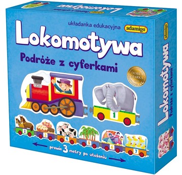 LOKOMOTYWA PODRÓŻE Z CYFERKAMI 7202