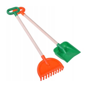 ŁOPATA + GRABKI (DREWNO) 4071