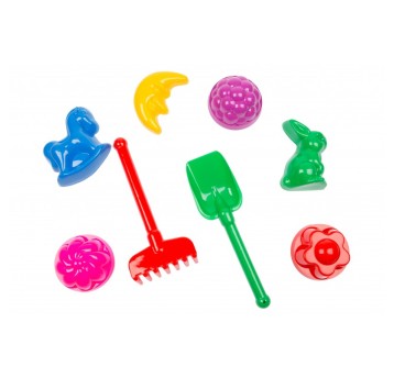 ŁOPATKA +GRABKI Z FOREMKAMI 0372