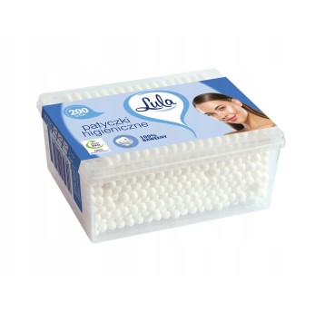 LULA PATYCZKI HIGIENICZNE 200SZT BIO 0841