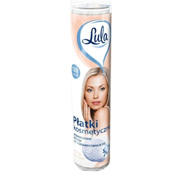 LULA Płatki kosmetyczne 120szt 8505