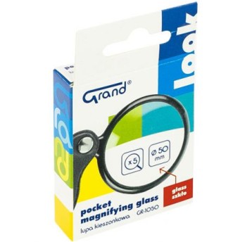 Lupa kieszonkowa GRAND - szkło powiększające 50 mm