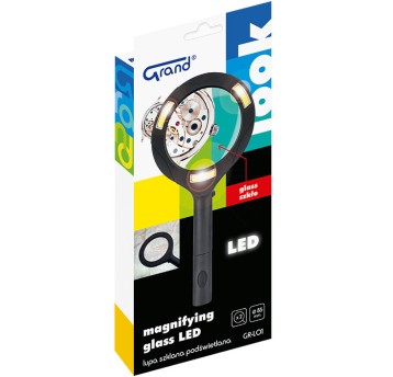 Lupa szklana z podświetleniem GRAND - szkło powię
