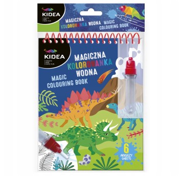 MAGICZNA KOLOROWANKA WODNA DINOZAURY