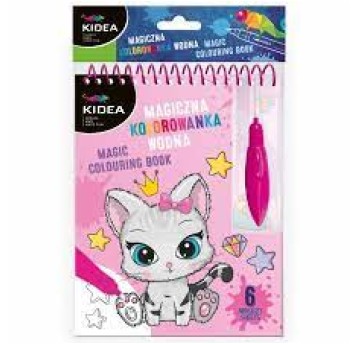 MAGICZNA WIELORA KOLOROWANKA WODNA KOTKI 2087