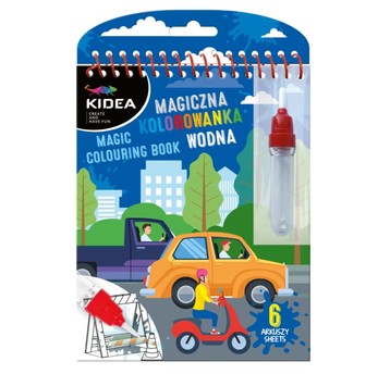 MAGICZNA WIELORAZOWA KOLOROW WODNA POJAZDY 6608