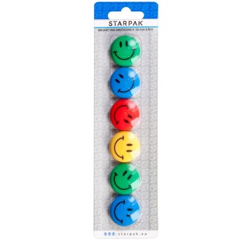 MAGNES KOL MIX EMOT 30MM 8252