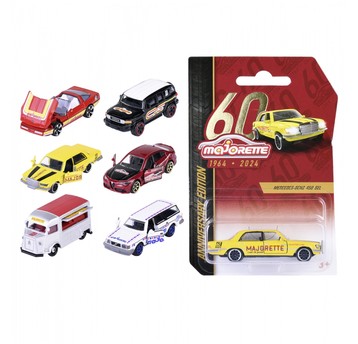 MAJORETTE 60-LECIE PREMIUM 6RODZ 4701