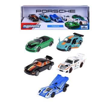 MAJORETTE PORSCHE 5PAK 7597