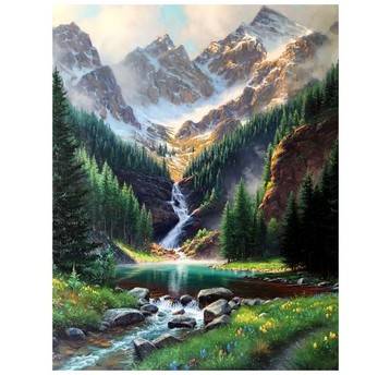 MALOWANIE PO NR.40X50 GÓRY 2